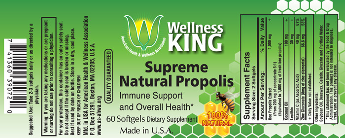 Supreme-Natural-Propolis-Label
